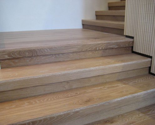 Pickled Steps solid with nosing